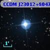 CCDM J23012+8047AB