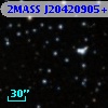 2MASS J20420905+1908248