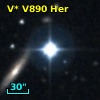 V* V890 Her