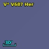 V* V687 Her