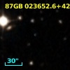 87GB 023652.6+420331