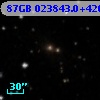 87GB 023843.0+420502