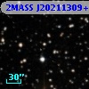2MASS J20211309+2136037