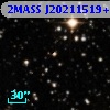 2MASS J20211519+2133278