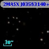 2MASX J03583140+6842491