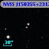 NVSS J150355+231225