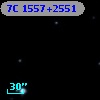 7C 1557+2551