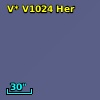 V* V1024 Her