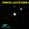 2MASS J16141888+2638153