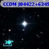 CCDM J04422+6349AB