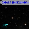2MASS J04321446+6338261