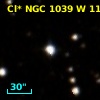 Cl* NGC 1039      W    1150