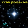 CCDM J20458+2416AB