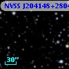 NVSS J204148+280458