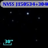NVSS J150534+304025
