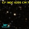 Cl* NGC 6205     CM       7