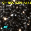 Cl* NGC 6205     AJ      43