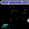 NVSS J185316+375726