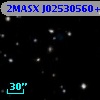 2MASX J02530560+4104285