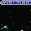 NVSS J230138+820015