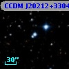 CCDM J20212+3304B