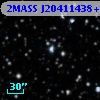 2MASS J20411438+3001490