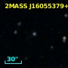 2MASS J16055379+3825022
