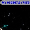 MY 030307.0+785016.6