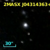 2MASX J04314363+7316432