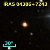 IRAS 04386+7243