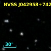 NVSS J042958+742657