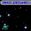 2MASS J20250482+3450141