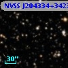 NVSS J204334+342317