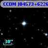 CCDM J04573+6226AB