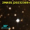 2MASS J20232369+3833284