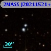 2MASS J20211521+3726307