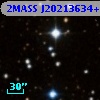 2MASS J20213634+3723020