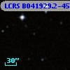 LCRS B041929.2-450323