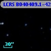 LCRS B040409.1-423511