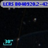 LCRS B040920.2-420107