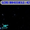 LCRS B041503.5-423522