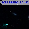 LCRS B035615.7-420946
