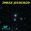 2MASX J03363620-3946173