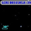 LCRS B031505.8-391033