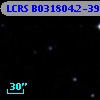LCRS B031804.2-393159