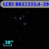 LCRS B032333.4-390431