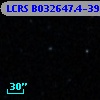 LCRS B032647.4-393540