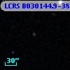 LCRS B030144.9-381923