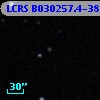 LCRS B030257.4-383831