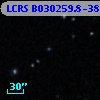 LCRS B030259.8-382258